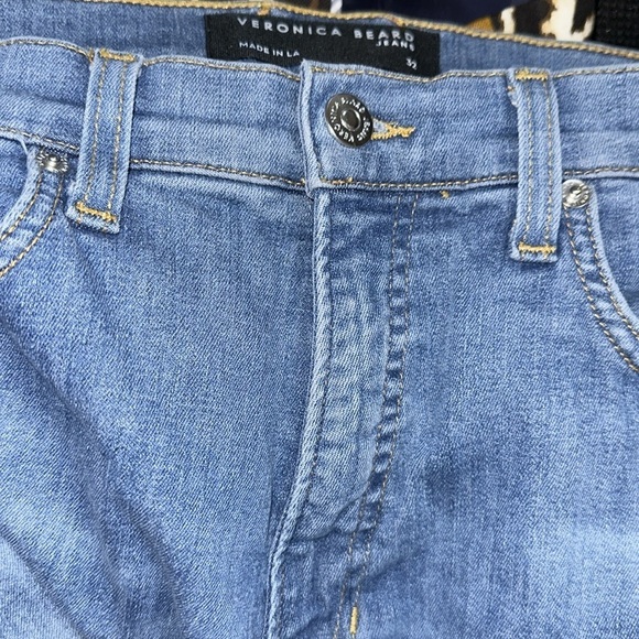 Veronica Beard Carly Kick Flare Medium Wash Jeans Size 32 - Picture 9 of 9